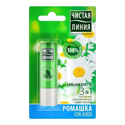 Son dưỡng PureLine 3in1 hoa cúc chống nẻ, giữ ẩm và làm mềm môi