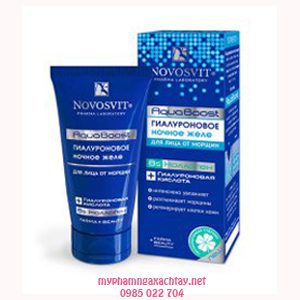 Mặt nạ ngủ cấp nước Novosvit HA + B5 Aqua Boost