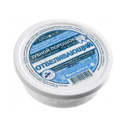 Bột trắng răng Nga làm sạch và thơm miệng từ thiên nhiên