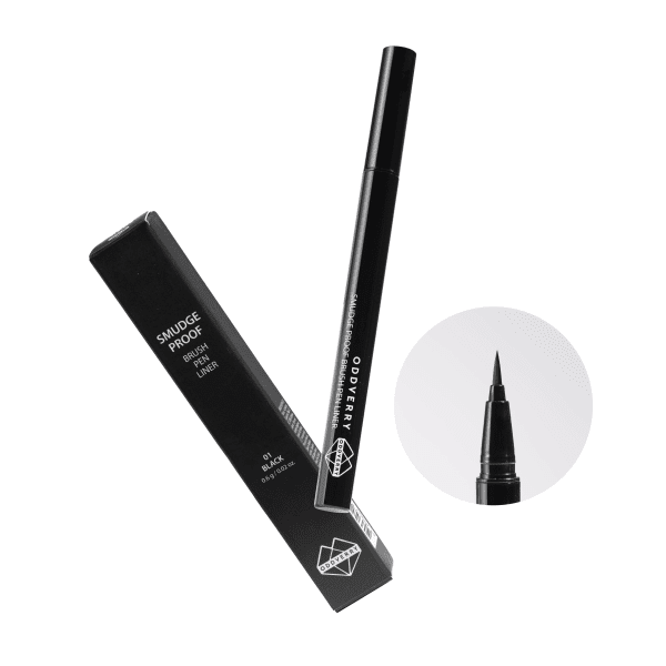 Kẻ mắt nước Oddoverry Smudge Proof Brush Pen Liner 0.6gr