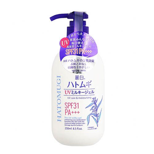 Sữa dưỡng thể chống nắng Hatomugi SPF31 PA+++ Nhật Bản - 250ml