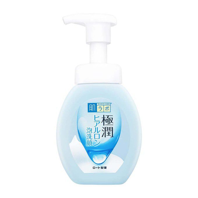 Sữa rửa mặt tạo bọt Hadalabo xanh dương cấp ẩm