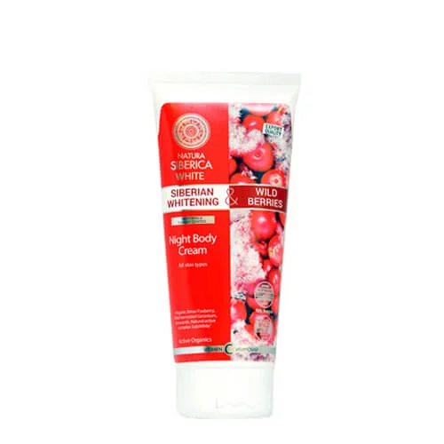 Kem dưỡng trắng da body Natura Siberica ban đêm - 200ml