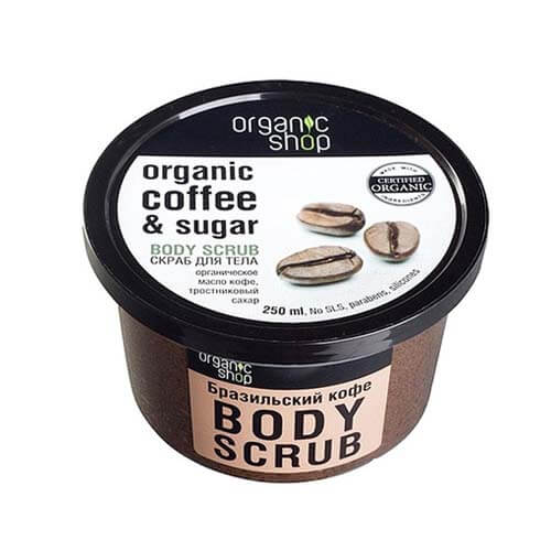 Tẩy da chết toàn thân Organic Shop Coffee Sugar Body Scrub - 250ml