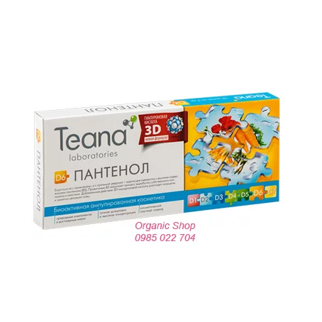 Serum Teana D6 của Nga - Serum collagen chống lão hóa, chảy sệ, săn chắc da