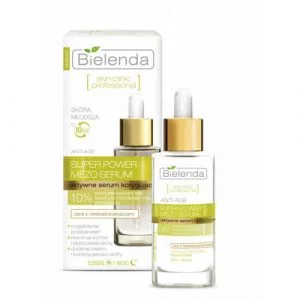 Serum Bielenda Super Power Mero Serum 10% chống lão hóa, trắng da chuyên sâu - 30ml
