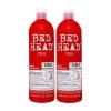 Bộ dầu gội xả đỏ TIGI Bed Head phục hồi tóc 750ml