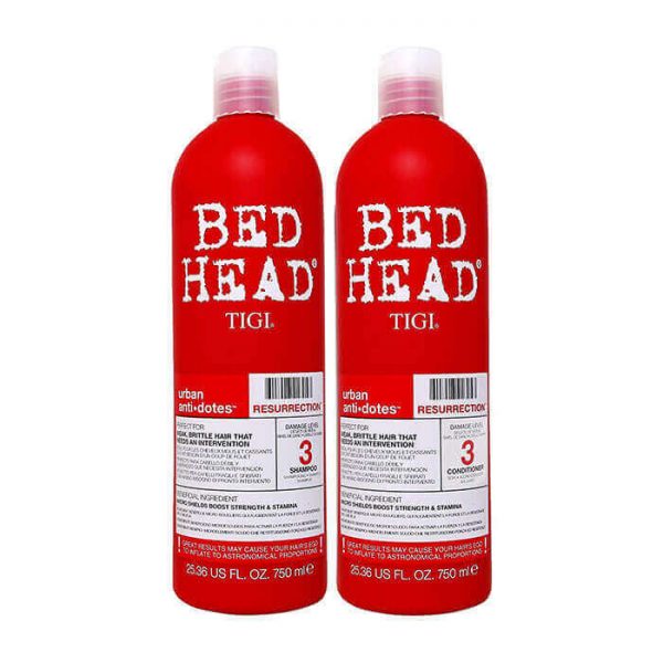Bộ dầu gội xả đỏ TIGI Bed Head phục hồi tóc 750ml