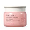 Kem Dưỡng Innisfree Jeju Cherry Blossom Tone-Up Cream 50ml là kem dưỡng có kết cấu đặc sánh hơn có khả năng nâng tone da sáng hơn như kem hỗ trợ trang điểm.