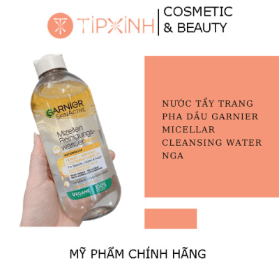 Nước tẩy trang pha dầu Garnier Micellar Cleansing Water Nga - 400ml