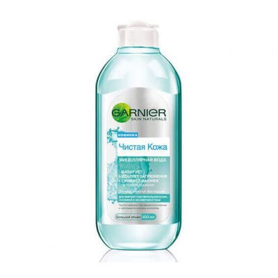 Nước tẩy trang Garnier xanh làm sạch da cho da nhờn, nhạy cảm và dễ bị tổn thương - 400ml