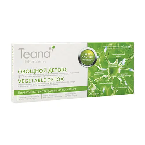 Serum Teana Vegetable Detox chống ô nhiễm thải độc sâu giảm Stress cho da - 20ml