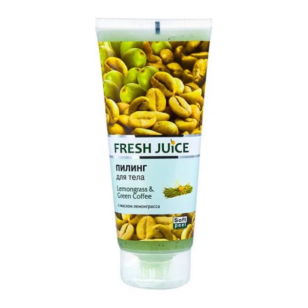 Tẩy tế bào chết body Fresh Juice Sả và Cafe của Nga - 200ml