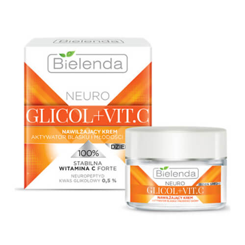 Kem dưỡng Bielenda Neuro Glycol + Vit.C trẻ hóa làn da, trị nám - 50ml