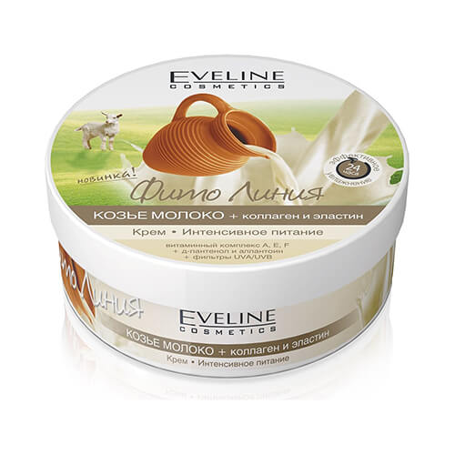 Kem dưỡng da mặt và toàn thân Eveline EU chiết suất từ sữa dê - 210ml