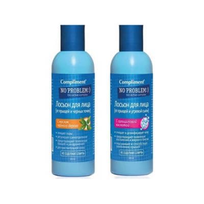 Toner trị mụn giảm dầu nhờn Compliment No problem - 200ml