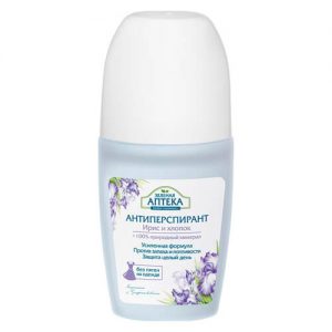 Lăn khử mùi Anteka chống mồ hôi Iris và Cotton Green Pharmacy - 50 ml