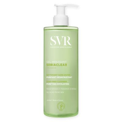 Gel rửa mặt SVR Sebiaclear Gel Moussant không chứa xà phòng cho da dầu mụn - 400ml