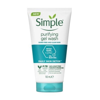 Gel Rửa Mặt Simple Purifying Gel Wash Giảm Bóng Nhờn 150ml