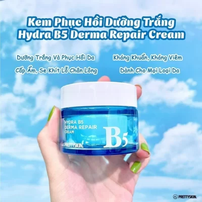 Kem Dưỡng Prettyskin Hydra B5 Derma Repair Phục Hồi, Dưỡng Trắng Da