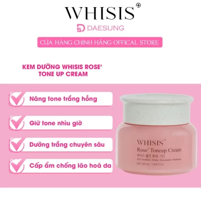 KEM TONEUP DƯỠNG TRẮNG NÂNG TONE ROSÉ WHISIS