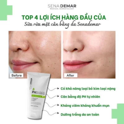 SỮA RỬA MẶT BỌT MỊN PH BALANCED SENADERMA HQ