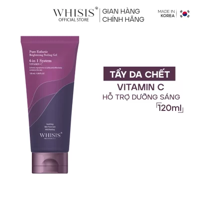 Tẩy Tế Bào Chết Da Mặt Dưỡng Trắng WHISIS Pure Esthetic Brightening Peeling Gel 120ml