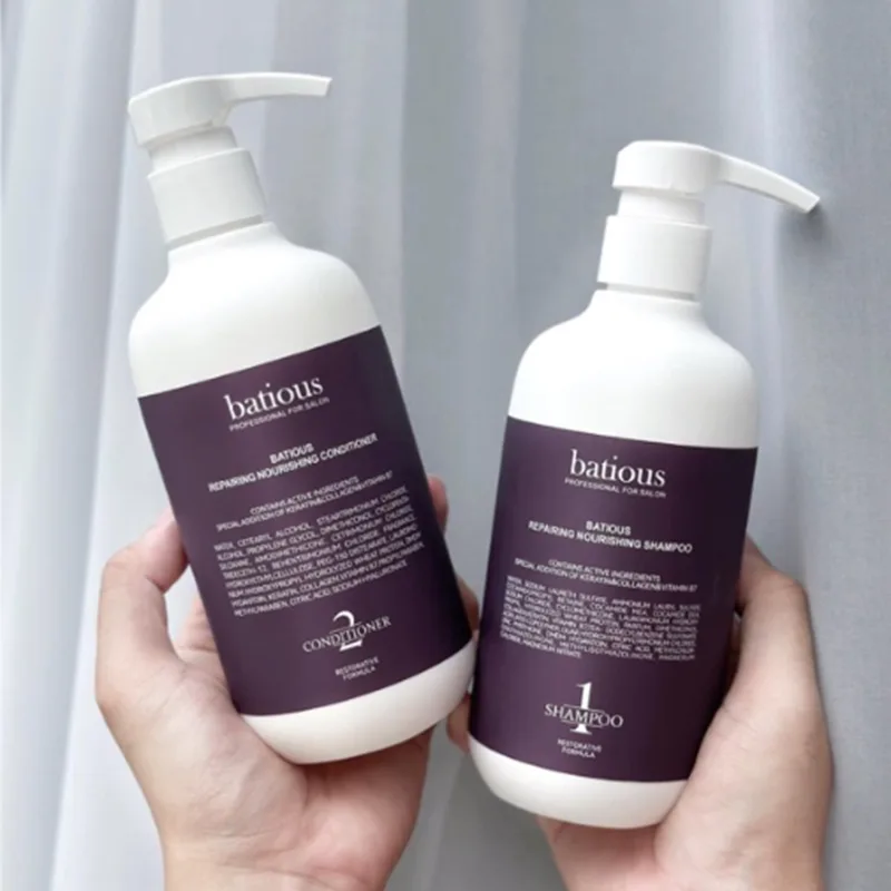 Bộ Dầu Gội & Xả Batious Repairing Nourishing – Chăm sóc & phục hồi tóc hư tổn 500ml - Ảnh 2