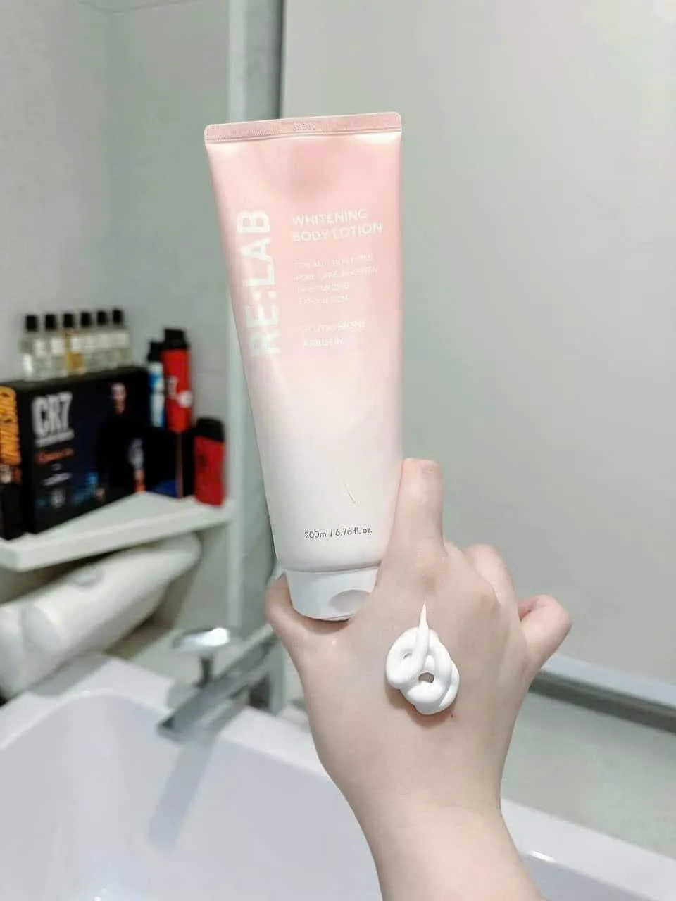 Kem Body Relab Whitening Body Lotion Hàn Quốc 200ml - Ảnh 5