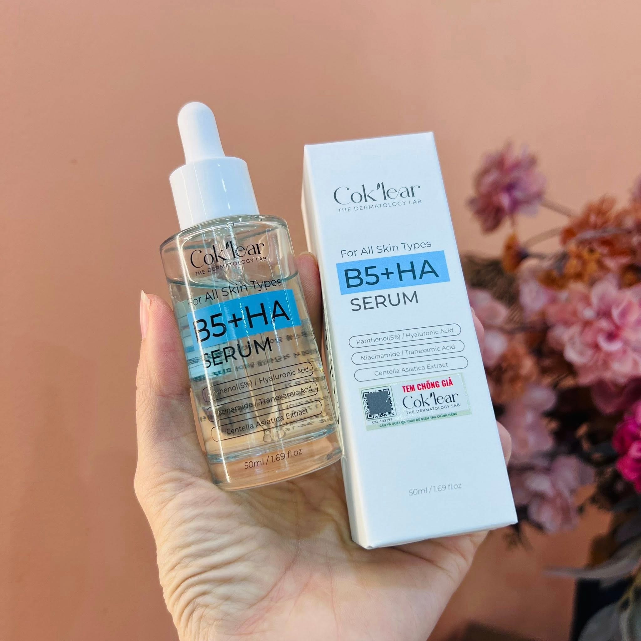 Serum tinh chất B5 HA CO&KLEAR tái tạo làn da ,dưỡng ẩm phục hồi, căng bóng