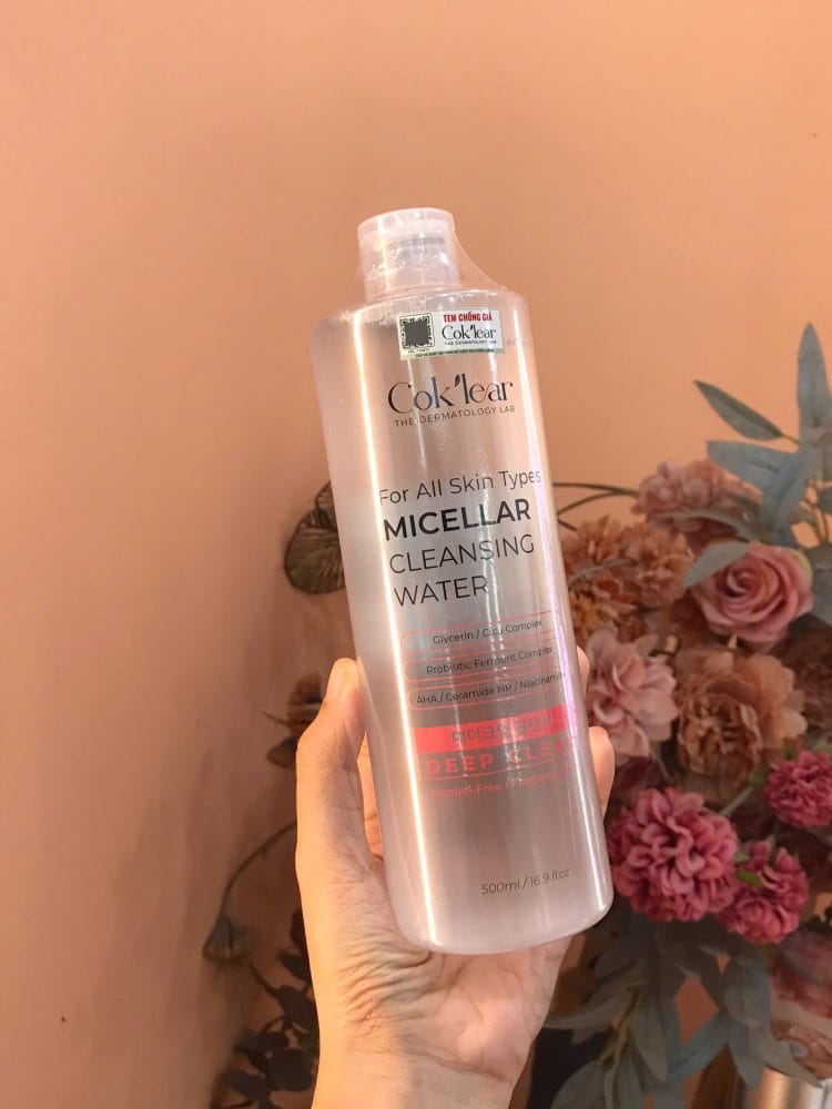 Nước Tẩy Trang Làm Sạch Dịu Nhẹ CO'KLEAR (500ml)