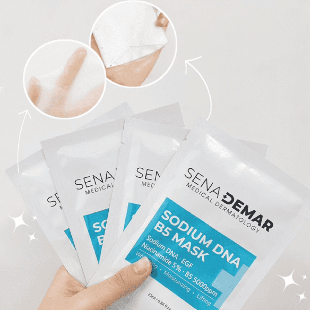 Mặt nạ Sena Demar Sodium DNA B5 25ml – Cấp ẩm, làm dịu và chăm sóc da - Ảnh 4