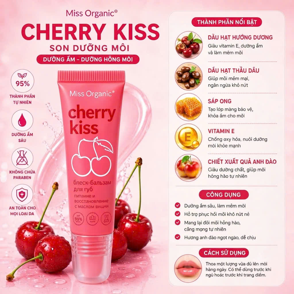Son Dưỡng Môi Hữu Cơ Fito Miss Organic: Giải Pháp "5 trong 1" Bảo Vệ Môi Toàn Diện - Ảnh 4