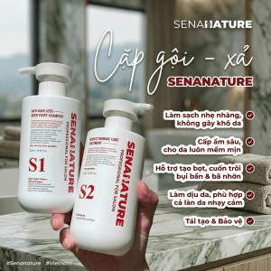 Cặp Dầu Gội Xả Senanature