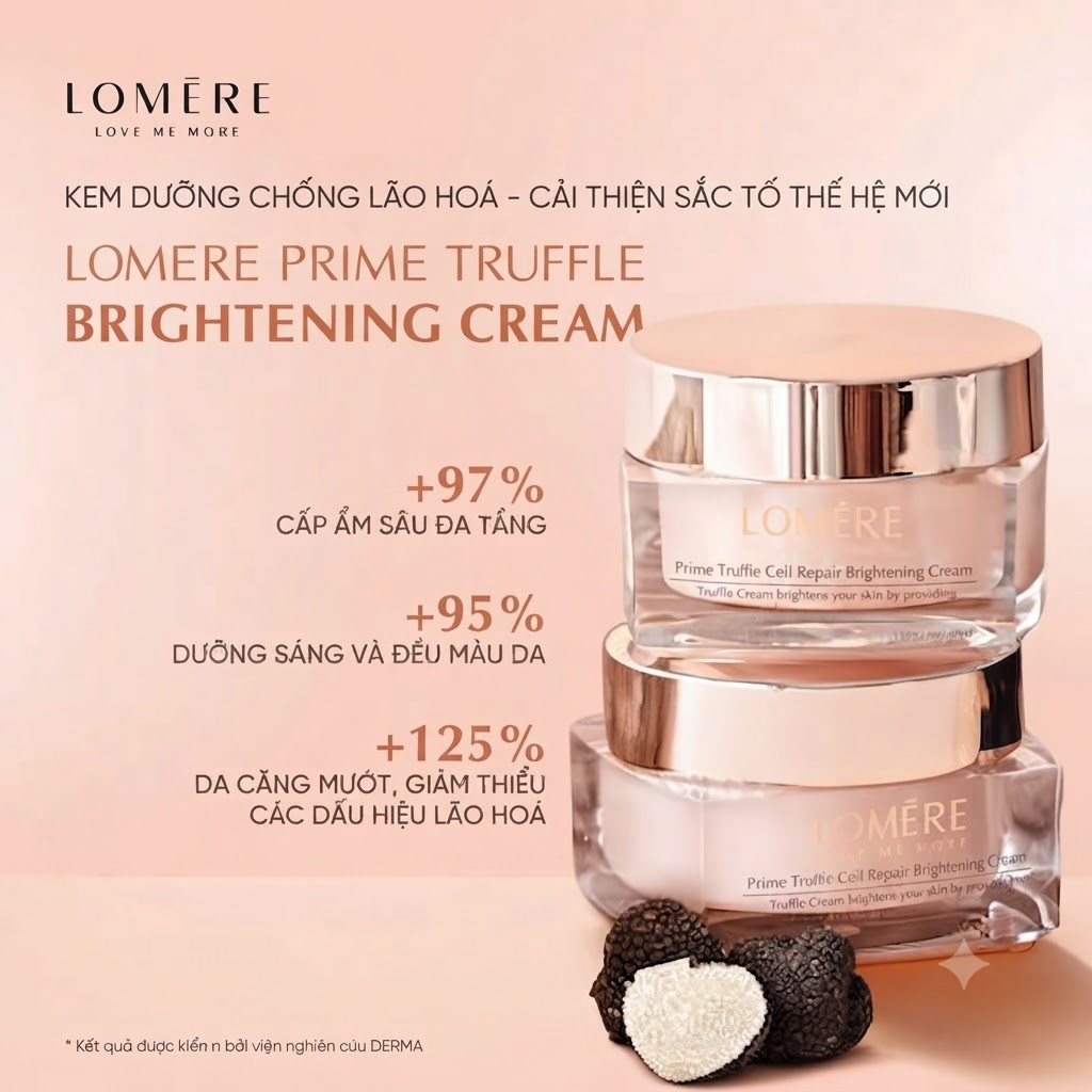 Kem Dưỡng Trắng Phục Hồi Da LOMERE Whitening Cream 50ml Chính Hãng - Ảnh 3