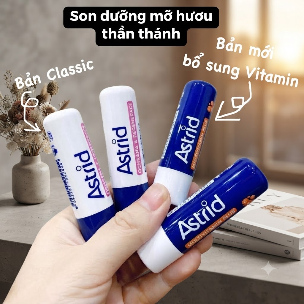 Son Dưỡng Astrid Ochrana A Regenerace Bản Trắng (4g) : Bí Quyết Đôi Môi Mềm Mại - Ảnh 5