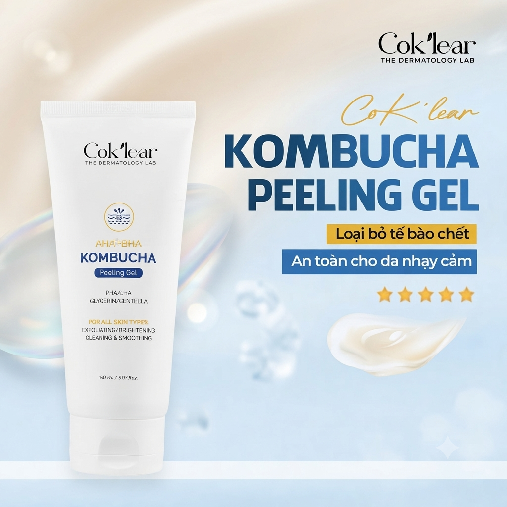 Gel Tẩy Tế Bào Chết Cok'lear Hàn Quốc 150ml: Sạch Sâu, Sáng Mịn Da - Ảnh 4